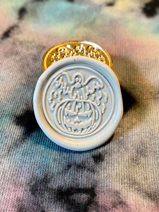 Ghost & Jack-o’-lantern Wax Seal Stamp