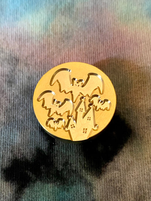 Haunted House Gone Batty Wax Seal Stamp