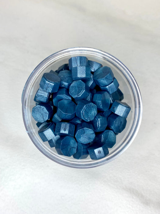 100 Count Interstellar Blue Sealing Wax Beads