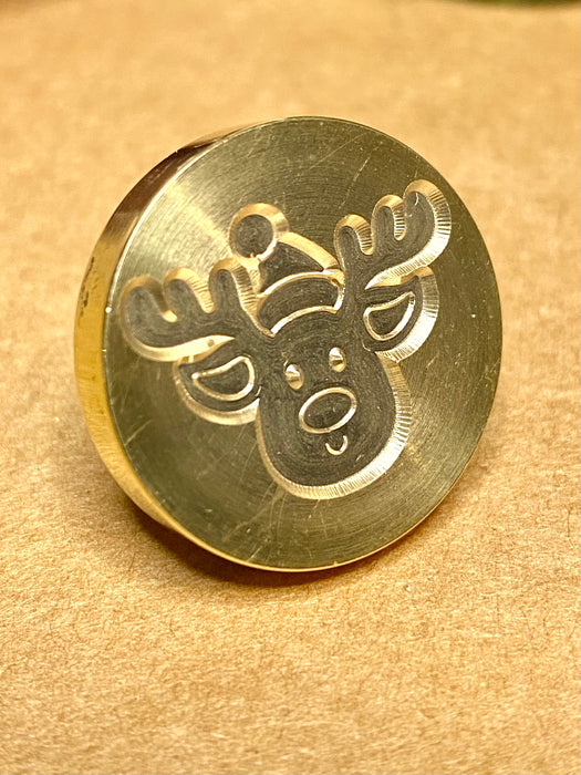 Cute Rudolph Wax Seal Stamp