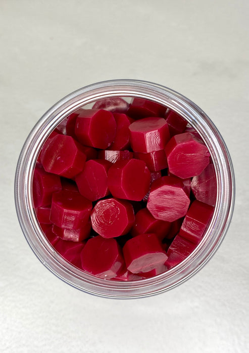 100 Count Raspberry Sorbet Red Sealing Wax Beads