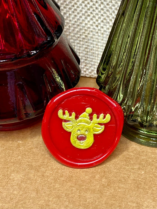 Cute Rudolph Wax Seal Stamp