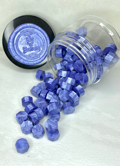 100 Count Stormy Metallic Purple Sealing Wax Beads