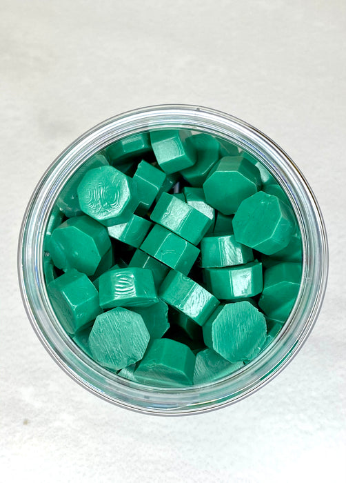 100 Count Jungle Green Sealing Wax Beads