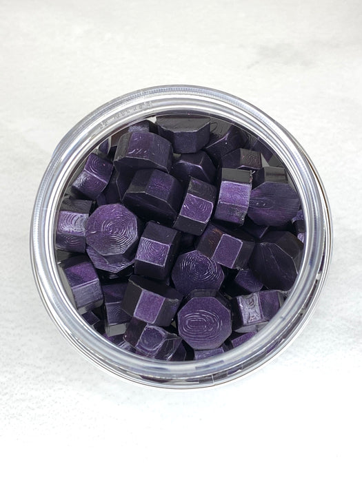 100 Count Black Grape Sealing Wax Beads