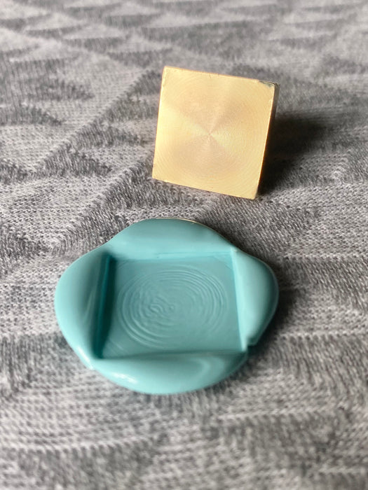 22mm Blank Square Wax Seal Stamp