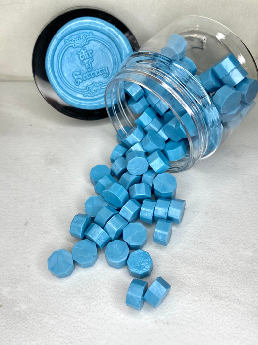 100 Count Carolina Blue Sealing Wax Beads
