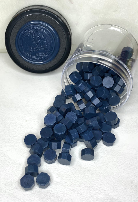 100 Count Squid Ink Blue Sealing Wax Beads