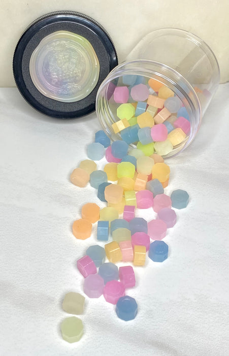 100 Count Galactic Glow (Glow in the Dark) Sealing Wax Beads