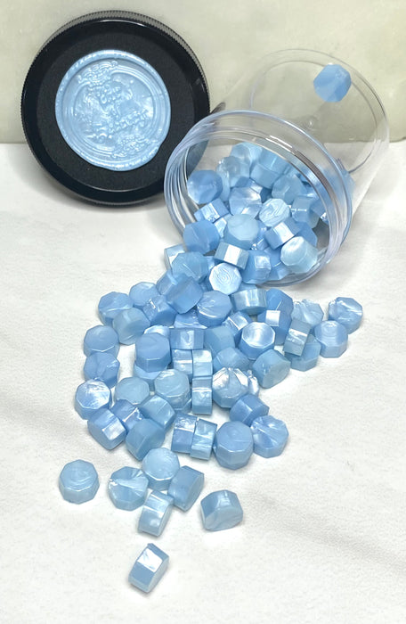 100 Count My Blue Heaven Sealing Wax Beads