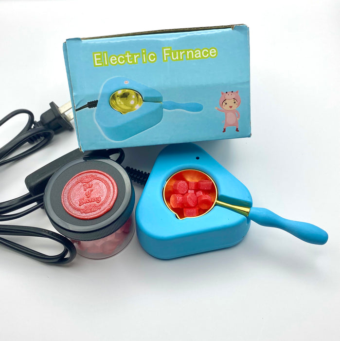 Electric Warmer Spoon Set (Bright Blue)