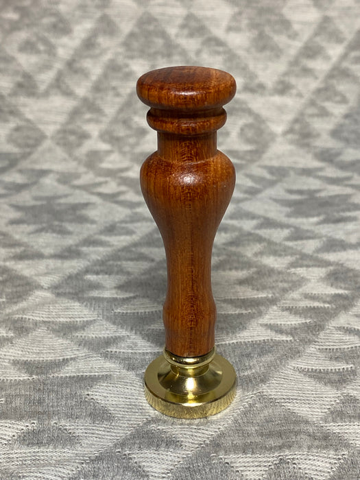 Wooden Flat Top Stamp Handle