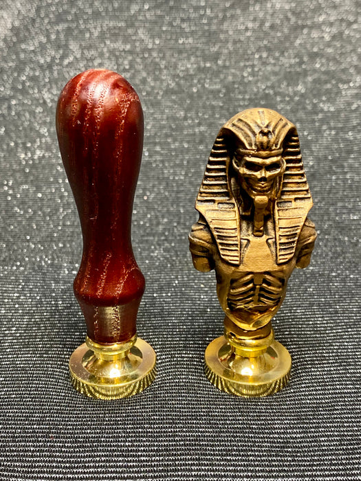 Ancient Egyptian Pharaoh (King Tut) Stamp Handle