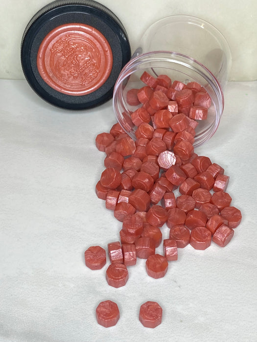 100 Count Coral Castle Sealing Wax Beads