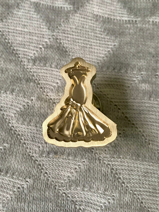 3D Dress Cut-Out Wax Seal Stamp