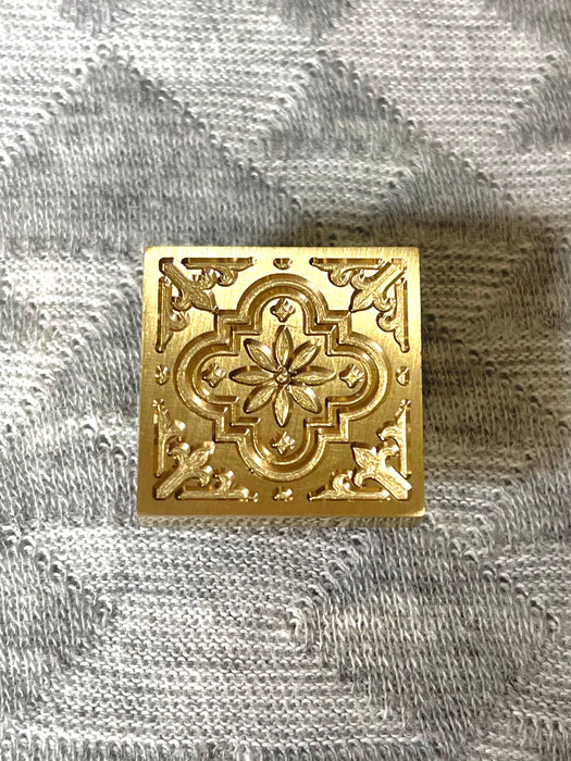 Mosaic Tile Square Wax Seal Stamp