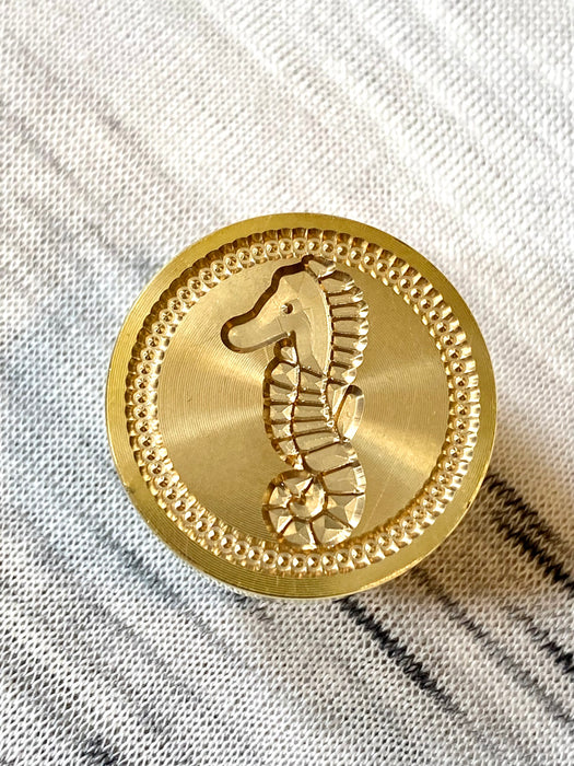 Cute Seahorse Wax Seal Stamp