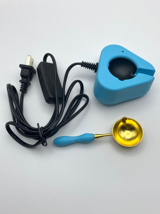 Electric Warmer Spoon Set (Bright Blue)