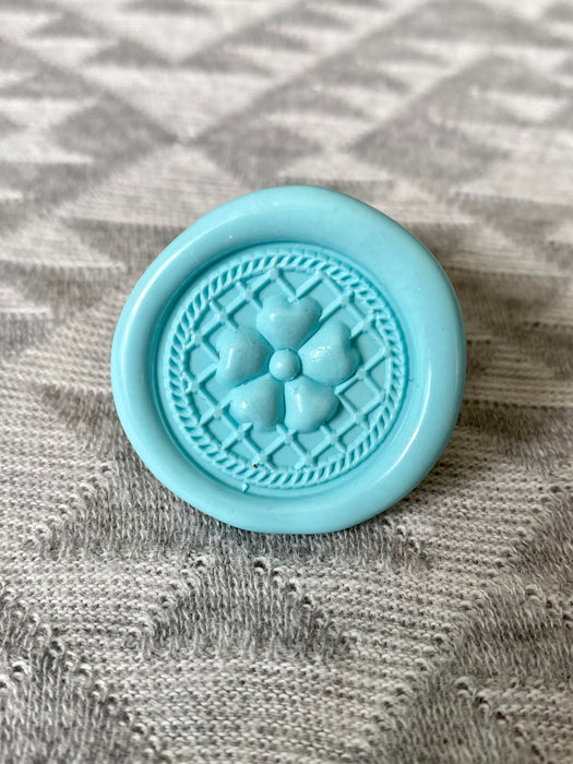 3D Flower Quilt Wax Seal Stamp