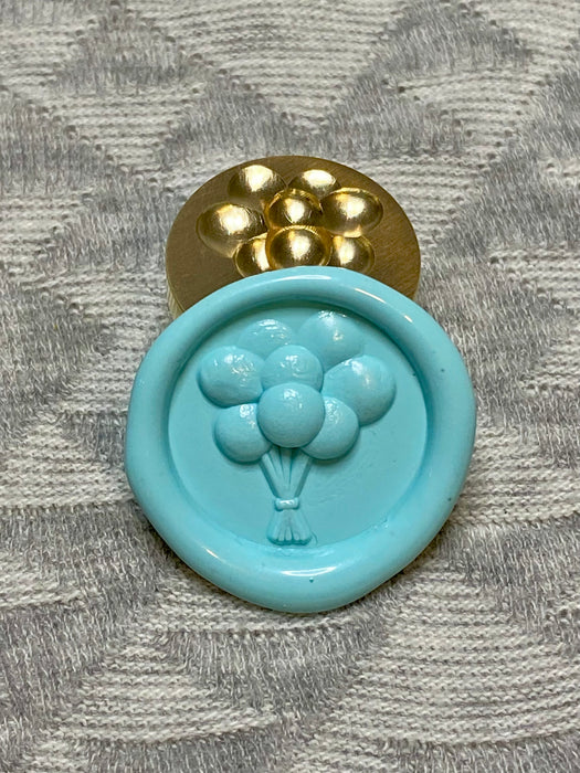 3D Balloon Bunch Wax Seal Stamp