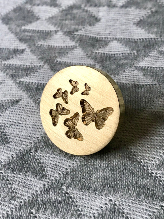 3D Flying Butterflies Wax Seal Stamp