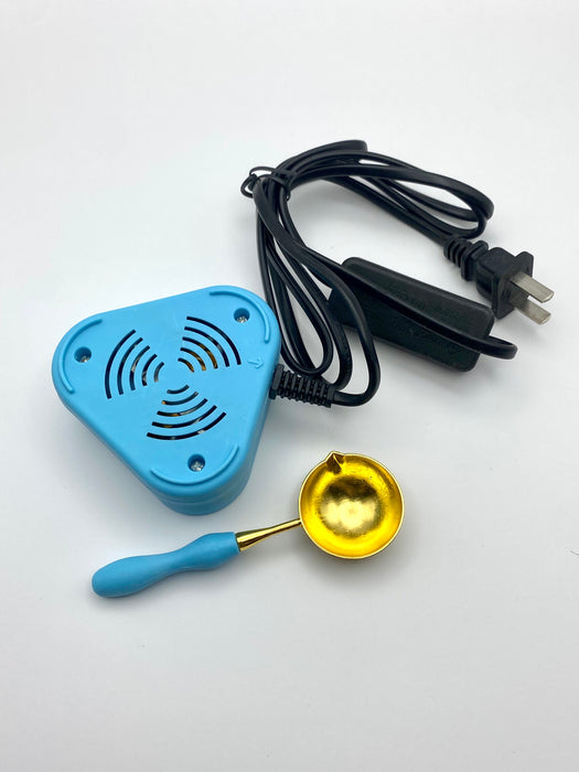 Electric Warmer Spoon Set (Bright Blue)