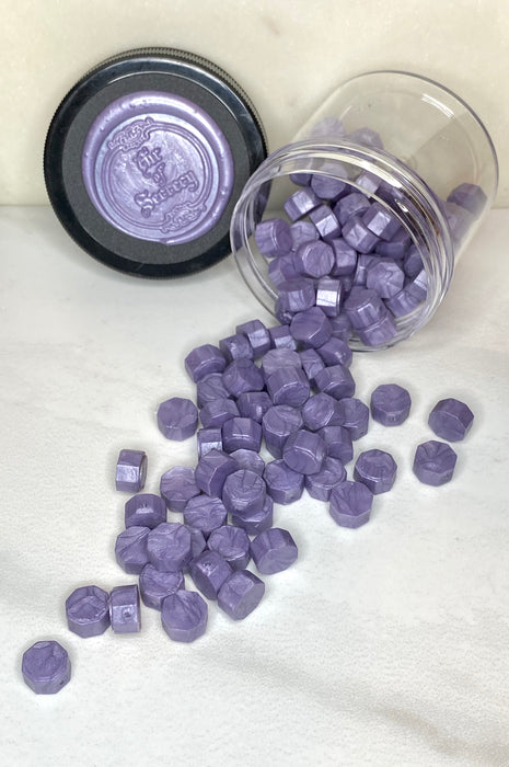 100 Count Space Dust Purple Sealing Wax Beads