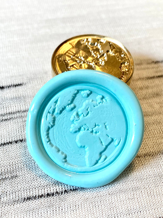 Globe Wax Seal Stamp