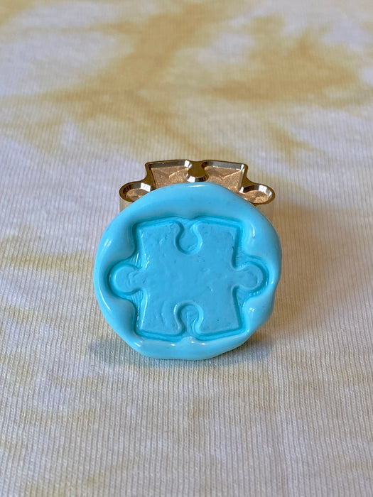 Puzzle Piece Cut-Out Wax Seal Stamp