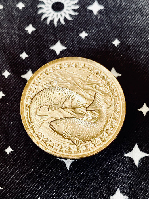 3D Pisces Zodiac Collection Wax Seal Stamp