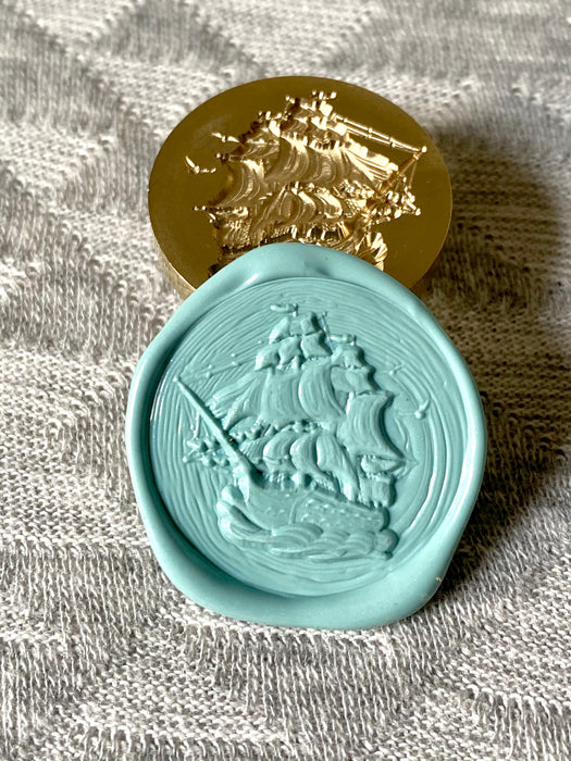3D Pirate Ship Wax Seal Stamp