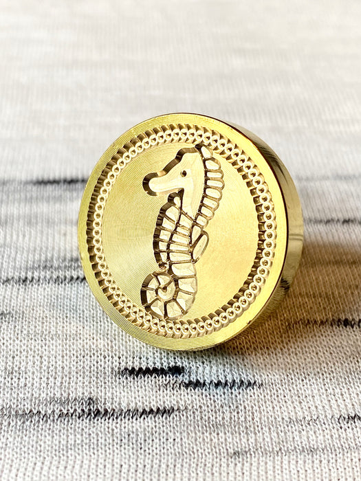 Cute Seahorse Wax Seal Stamp