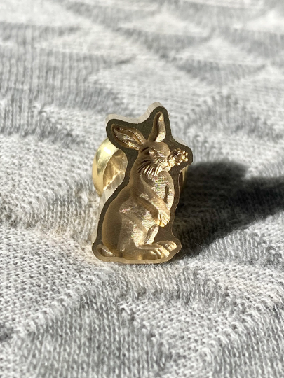 3D Small Rabbit Wax Seal Stamp